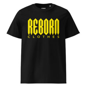 T-shirt Reborn logo yellow