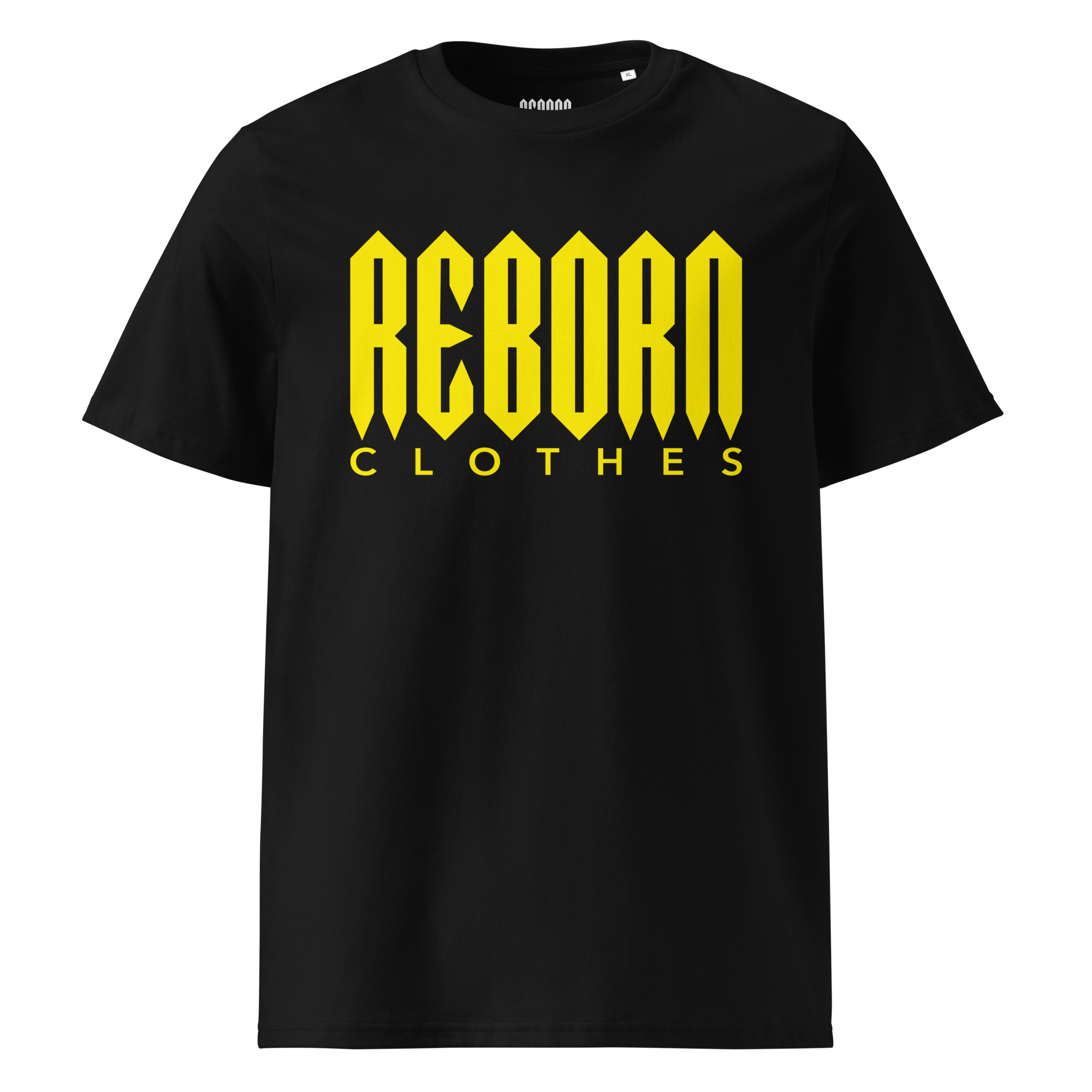 T-shirt Reborn logo yellow