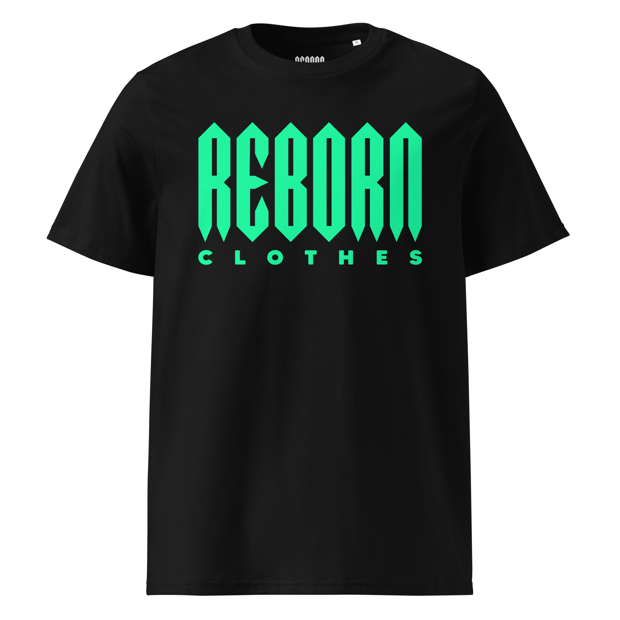 T-shirt Reborn logo green